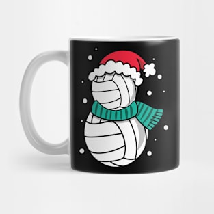 Christmas Volleyball Santa Hat Mug